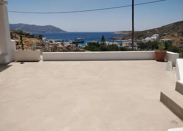 アパートホテル Psathaki Kímolos